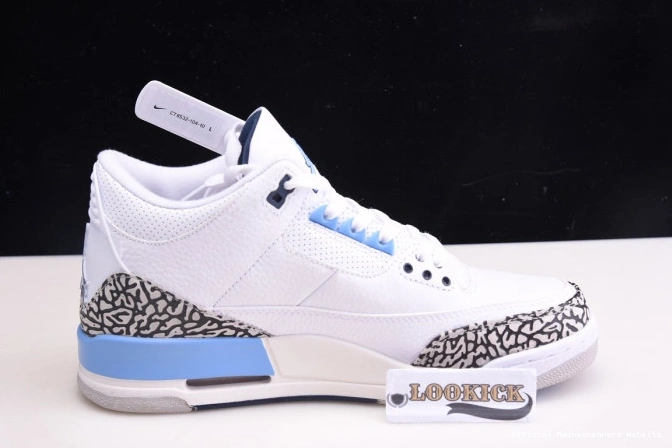 Official Maikesneakers UNC CT8532-104 Jordan 3 Air 0724